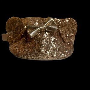 Disney Parks Rose Gold Mini Mouse sparkle bag from Disney World $25